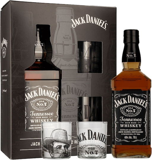 Jack Daniel's Σύνθεση με Ποτήρια 2022 Edition Whisky 700ml