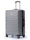 Lavor 1-602 Large Travel Suitcase Hard Gray with 4 Wheels Height 75cm 1-602