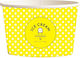 Set Of 50 Yellow Paper Ice Cream Cups With 237ml Capacity