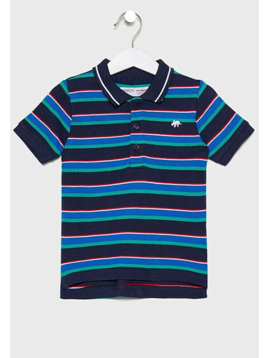 Minoti Kids Polo Short Sleeve Blue