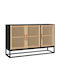 Sideboard Wooden Beige 105x30x65cm