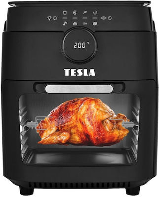 Tesla Air Fryer with Removable Basket 12lt Black