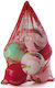 NO10 Ball Transport Items Net for 14 Balls Red