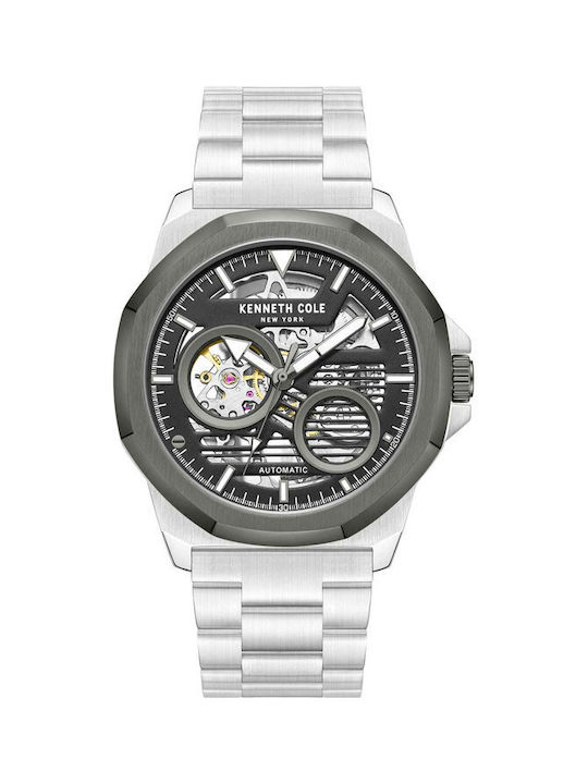Kenneth Cole Watch Automatic with Silver Metal Bracelet