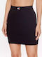 Tommy Hilfiger Denim High Waist Mini Skirt in Black color