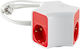 Muhler Power Strip 3 Positions with 2 USB-A, Switch and Cable 1.4m