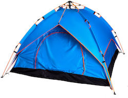 ArteLibre Krabey Automatisch Campingzelt Iglu Blau für 4 Personen 200x200x135cm.