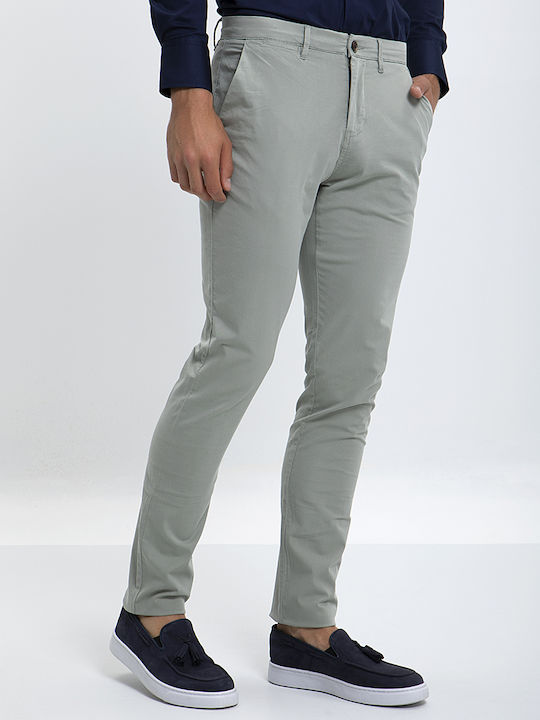 Hose Chinos Slim Fit B.S Taschen Grün Hell