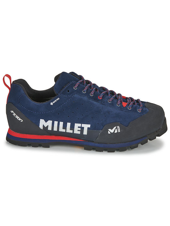 Millet Friction Ανδρικά Ορειβατικά Παπούτσια Αδιάβροχα με Μεμβράνη Gore-Tex Μπλε