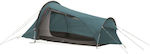 Robens Arrow Head Camping Tent Tunnel Blue with Double Cloth 4 Seasons for 1 People 270x80x95cm