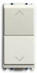 Abb Chiara Wall Push Button Switches for Roller Shutter Without Front Plate White