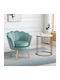 Vintage Catifelat Albastru deschis 76x67x74cm