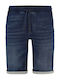 Pantaloni scurți din denim pentru bărbați Volcano D-CARST - albastru marin
