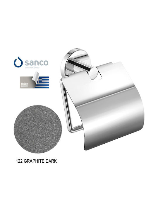 Sanco Ergon Χαρτοθήκη Επιτοίχια Μεταλλική Γκρι