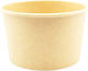 Set of 50 Paper Ice Cream Cups with Capacity 89ml Yellow