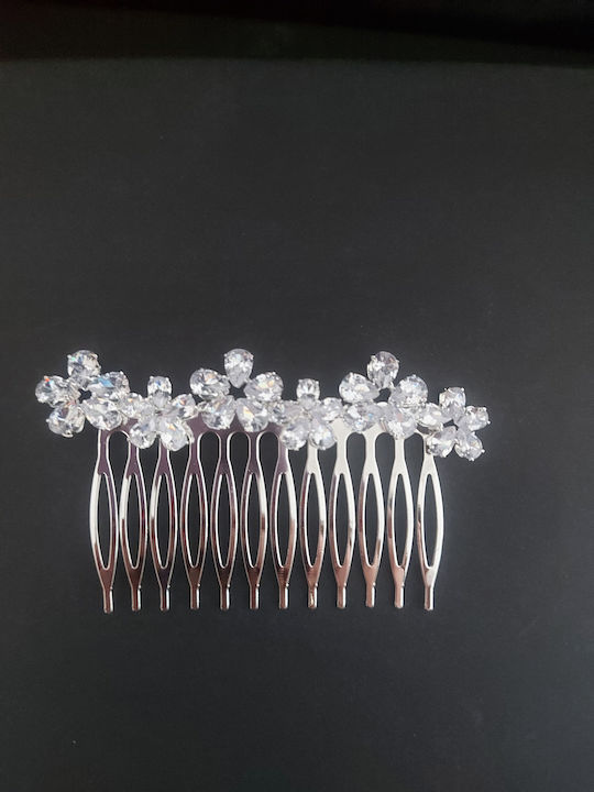 Pieptene De Mireasă Pentru Păr Zircon 6/8 Cm