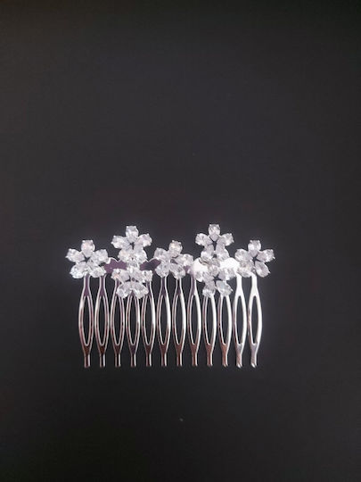 Νυφικό Χτενάκι Μαλλιών Zircon 6/7 Cm