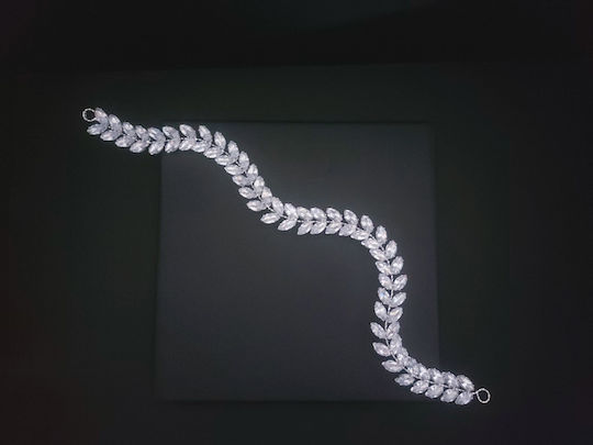 Νυφικό Headpiece Zircon 30 Cm