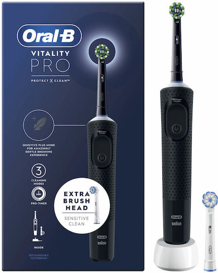 Oral-B Vitality Pro Periuță de dinți electrică cu Temporizator Negru
