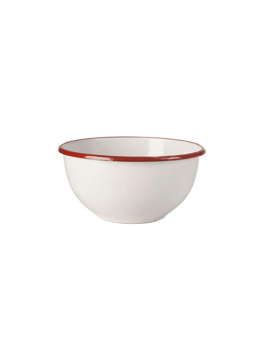 Ibili Enamel Cereal Bowl White with Diameter 16cm 1pcs