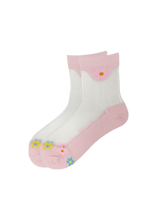 Beyounger Women's Socks Pink