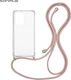 Sonique Armor Clear Back Cover Silicon cu Curea...