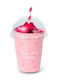 DOIY Șosete Smoothie Căpșuni Cu Model Roz