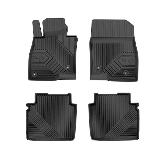 Frogum Set of Front and Rear Mats 4pcs Tray Type for Mazda 6 2012-2018 Black