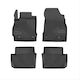 Frogum Set of Front and Rear Mats 4pcs Tray Type for Mazda 2 2007-2014 Black