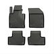 Frogum Set of Front and Rear Mats 4pcs Tray Type for Volvo XC 60 2017 Black