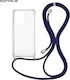 Sonique Armor Clear Back Cover Silicon cu Curea...
