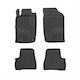 Frogum Set of Front and Rear Mats 4pcs for Peugeot 206 1998-2009 Black