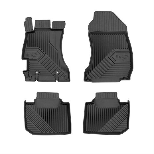 Frogum Set Covorașe Față și Spate 4buc din Furtun pentru Subaru Impreza / Levorg / XV 2015-2021 Negre