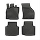 Frogum Set of Front and Rear Mats 4pcs for Skoda Superb 2015 Black