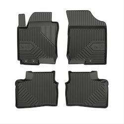 Frogum Σετ Μπροστινά και Πίσω 4τμχ για Hyundai i30 2007-2012 Μαύρα Frogum Σετ Μπροστινά και Πίσω 4τμχ για Hyundai i30 2007-2012 Μαύρα