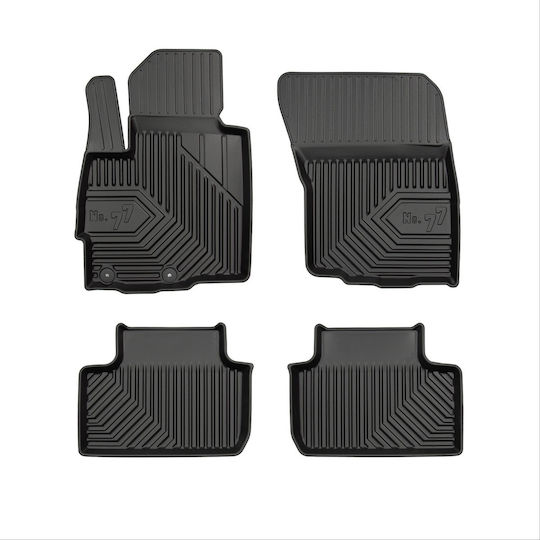 Frogum Σετ Μπροστινά και Πίσω Πατάκια 4τμχ για Peugeot 4008 Mitsubishi Asx Citroen C4 Aircross / C4 2012-2018 Μαύρα
