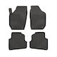 Frogum Set of Front and Rear Mats 4pcs for Skoda Fabia Volkswagen Polo 2008-2017 Black