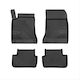 Frogum Set of Front and Rear Mats 4pcs Tray Type for Mercedes-Benz A Class / B Class / GLA 2012-2018 Black