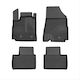 Frogum Set of Front and Rear Mats 4pcs for Renault Arkana 2019 Black
