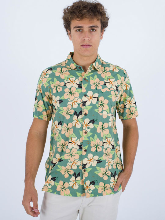 Hurley Rincon Men's Shirt Short Sleeve Floral M...