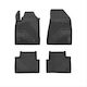 Frogum Set of Front and Rear Mats 4pcs for Alfa Romeo Giulietta 2010-2020 Black