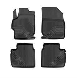 Frogum Σετ Μπροστινά και Πίσω 4τμχ για Peugeot 301 Citroen C-Elysee Μαύρα Frogum Σετ Μπροστινά και Πίσω 4τμχ για Peugeot 301 Citroen C-Elysee Μαύρα