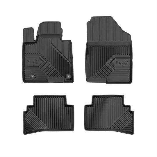 Frogum Set of Front and Rear Mats 4pcs for Hyundai Tucson 2020 Black