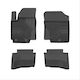 Frogum Set of Front and Rear Mats 3pcs from Rubber for Hyundai i20 Black