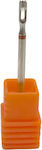 Nail Drill Inox Bit with Barrel Head Orange