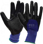 Γάντια Εργασίας Νιτριλίου Μαύρα