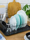 KING Hoff Metallic Black Sink Strainer 45x35.5x16.5cm