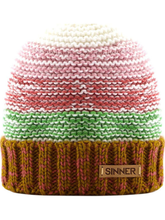 Beanie Unisex Σκούφος Πλεκτός σε Χακί χρώμα