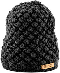Sinner Timberline II II Beanie Unisex Σκούφος Πλεκτός σε Μαύρο χρώμα