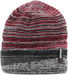 Sinner Knitted Beanie Cap Red